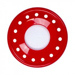 Frizbi 24 cm lyukas piros Sportszer Dohány Toys