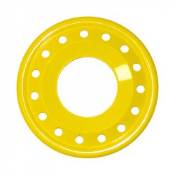 Frizbi 24 cm lyukas sárga Sportszer Dohány Toys