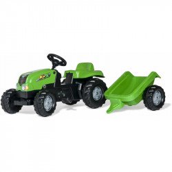Pedálos traktor utánfutóval Rolly Kid-X Pedálos járművek Rolly Toys