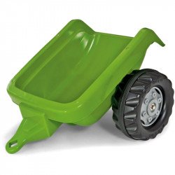Trailer utánfutó Rolly Kid zöld-szürke Lábbal hajtható járművek Rolly Toys