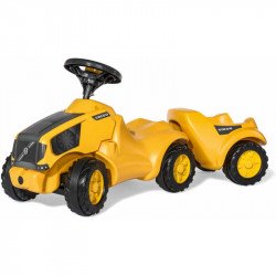 Lábbal hajtós mini traktor utánfutóval Rolly Minitrac Volvo Lábbal hajtható járművek Rolly Toys