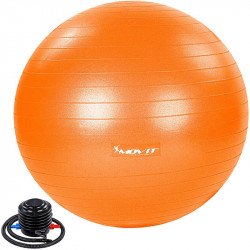 Gimnasztikai labda pumpával MOVIT 85 cm narancs Fitness MOVIT