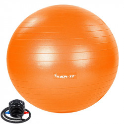 Gimnasztikai labda pumpával MOVIT 75 cm narancs Fitness MOVIT