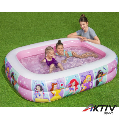 Gyermek medence Bestway Disney Hercegnők 200x146x48 cm 91056