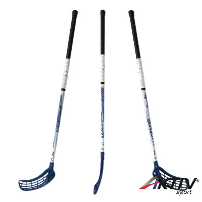 Floorball ütő üvegszálas Wave 100/112 cm IFF jobbos kék