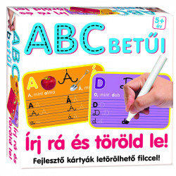 Írj rá és töröld le ABC betűi Gyereknap Dohány Toys