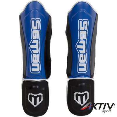Thai lábszárvédő Saman Colours 1985 műbőr kék-fekete L