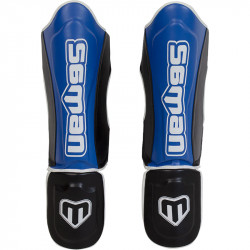Thai lábszárvédő Saman Colours 1985 műbőr kék-fekete L Sportszer Saman