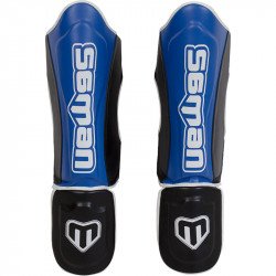 Thai lábszárvédő Saman Colours 1985 műbőr kék-fekete L Sportszer Saman