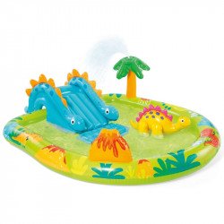 Felfújható medence Intex Dino Play Center 191x152x58 cm 57166NP Gyermek medence Intex