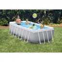Fémvázas medence szett Intex Prism 400x200x122 cm