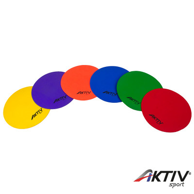 Korong alakú padlójelölő szett Aktivsport 25 cm