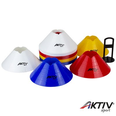 Tányérbója szett Aktivsport 10 cm 40 db