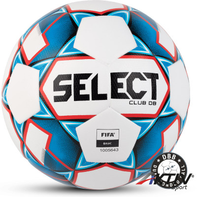 Focilabda Select FB Club fehér-kék méret: 5