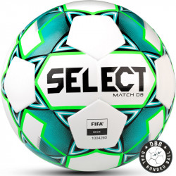 Focilabda Select FB Match DB fehér-zöld méret: 5 Sportszer Select