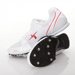 Szögescipő Polanik fehér-piros 36