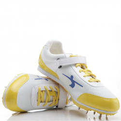 Hármasugró szögescipő Polanik sárga-fehér 36