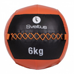 Wall ball Sveltus 6 kg fekete-narancs Fitness Sveltus
