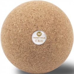 Masszázs labda Trendy Bola parafa 8 cm Fitness Trendy