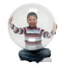 Gimnasztikai labda Gymnic Opti Ball átlátszó 75 cm