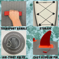 Újracsomagolt SUP deszka szett Pure4Fun Basic Sup 305