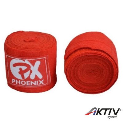 Bandázs Phoenix 450 cm rugalmas piros