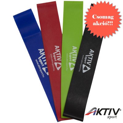 Mini band szett 4 db-os Aktivsport