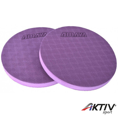 Szépséghibás jóga párna Amaya 17 cm lila