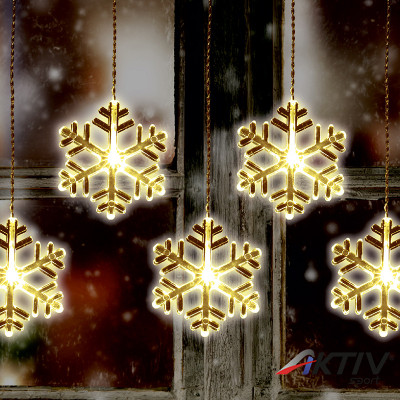 Fényfüggöny hókristály LED 90 cm