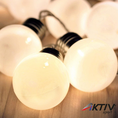 Izzósor körte alakú LED 9,5 m melegfehér