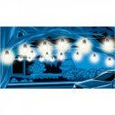 Izzósor körte alakú LED 9,5 m melegfehér