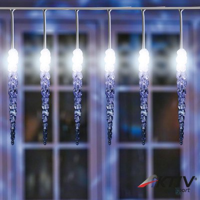 Izzósor jégcsap LED 7,3 m hidegfehér