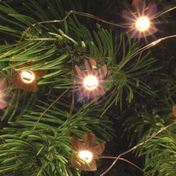 Fényfüzér micro-LED 1,9 m melegfehér