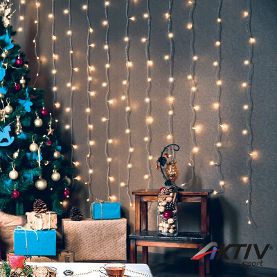 Fényfüggöny LED 1,2 m hidegfehér