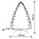 Műfenyő optikai szálas 1,2 m