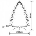 Műfenyő optikai szálas 0,9 m