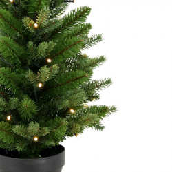 Műfenyő LED világítással 0,6 m