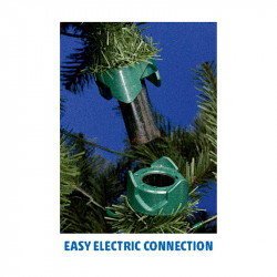 Műfenyő beépített LED világítással 150 cm