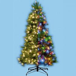 Műfenyő beépített LED világítással 180 cm