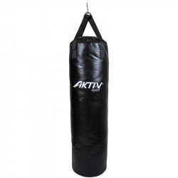 Boxzsák Aktivsport hevederes 100x30 cm fekete Aktivsport® termékek Aktivsport