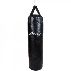 Boxzsák Aktivsport hevederes 120x35 cm fekete Aktivsport® termékek Aktivsport