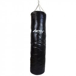 Boxzsák Aktivsport láncos 150x40 cm fekete Aktivsport® termékek Aktivsport