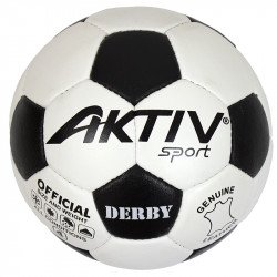 Futball labda Aktivsport Derby bőr méret: 4 Sportszer Aktivsport