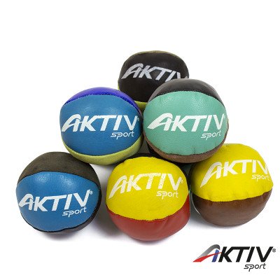 Hajítólabda Aktivsport bőr 4 szeletes