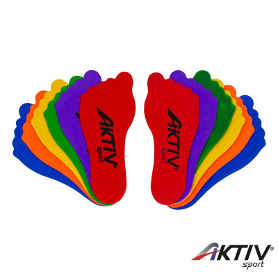 Talp alakú padlójelölő szett Aktivsport