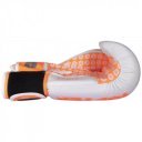 Boxkesztyű Top Ten Fight fehér-narancssárga