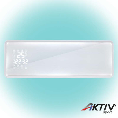 Fűtőtest fali ventilátoros üveg előlappal smart FKF 54203