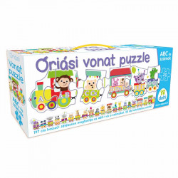 ABC és számok Óriási vonat puzzle Gyereknap Dohány Toys