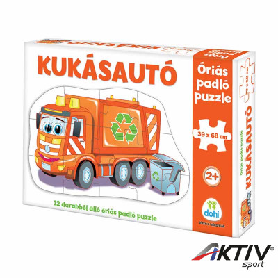 Óriás padló puzzle kukásautó
