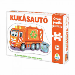Óriás padló puzzle kukásautó Gyereknap Dohány Toys